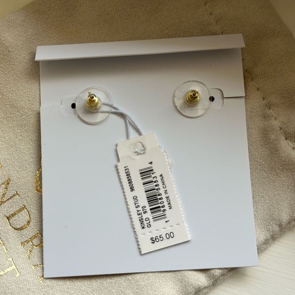 Kendra Scott Kinsley Stud Earrings in Iridescent Drusy - Picture 3 of 4